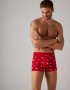 YSABEL MORA Y20385, Ανδρικό Xmas Set Boxer and Socks, ΚΟΚΚΙΝΟ